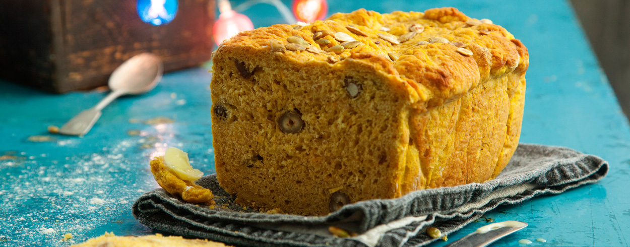 pumpabröd i långpanna pumpabröd i långpanna